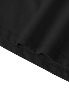 200g Cotton T-Shirt 2025 Men's New Short-Sleeved Cotton Vacation Pattern Short-Sleeved Crew Neck Matching Look