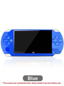 1pc New Game Console With Classic 4.3-Inch Large Screen Built-In 20000 Retro Nostalgic Games 12 Emulators For FC/GBA Supports Two-Player Battles Supports TV Connection Handheld PSP Pocket Handheld Arcade Joystick Holiday Gift