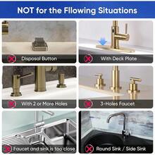 Faucet Mat For Kitchen Sink, Long Size Diatomite Fast Drying Stone Sink Tray, Super Water Absorption, Prevent Moisture Accumulation, Splash Proof Bathroom Counter Faucet (White, 23.6*3.9Inch) - White - View 3