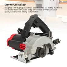 Máquina de corte de piedra 12000 rpm Handheld Multifuncional Máquina de corte de granito para madera de mármol de azulejos - Tipo de Enchufe A USA (110-127V) - Ver 9