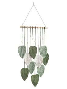 1pc Floral Leaf Wall Hanging Tapestry, Lace Art Bohemian Decor, Room Decoration, Home Gift Bedroom Decor Home Decor Wall Decor