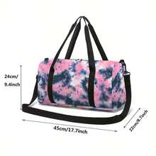 Tie-Dye Pattern Printed Large Capacity Travel Duffel Bag Travel Bag Handbag Luggage Bag For Travel For Business For Vacation Holiday Portable Multifunction Unisex Weekender Bags