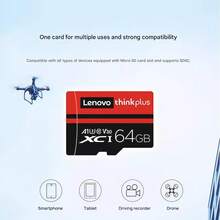 Lenovo TF102高速microSD卡 4K超清錄製 三防抗震設計 廣泛相容於GoPro/無人機/安防監控 IPX7防水 行車記錄器專用記憶卡 - 黑色 - 查看 8