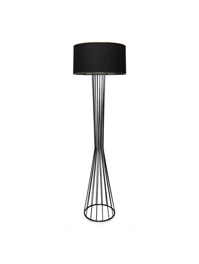 Well Home Vloer Lamp Black, 21x38x155. Free Shipping 24/72.
