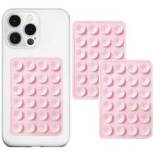Suction Phone Case Mount, Sillicon Adhesive Phone Accessory For Phone, Hands-Free Fidget Toy Mirror Shower Phone Holder, Videos And Selfies