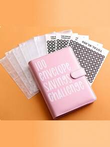 1pc 100 Day Savings Challenge Coin Envelope Budget Organizer, Storage Goal Planner, Savings Progress Tracker, And Durable, Reusable, Binder Storage Bag, Effective Budget Cash Spending System, Start The New Semester Savings Challenge, Exquisite Back-To-School Season Gift, Back-To-School Season Gift, Help To Develop A Stable Savings Habit, Suitable For Students And Office Workers, A Must-Have For The Back-To-School Season.