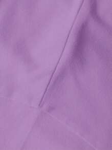 T-shirt da uomo in cotone a coste, stampa a tema funghi, abbigliamento sportivo da uomo in stile college per la primavera e l'estate, top a maniche corte da uomo viola, morbidi e traspiranti.