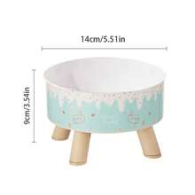 1pc/2pcs/3pcs Stainless Steel Elevated Pet Bowls With Sturdy Stand, Anti-Slip & Anti-Spill, Large Capacity For Cat And Dog Food And Water