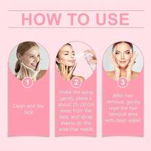 New2pcs Hair Identifier Spray For Face Shaving, Skin Body Hair Identifying Spray With Razors,Hair Identifier For Face Dermaplaning, Moisturizing And Skin Care DermaplanerSensory Fidget Toys - 1 - View 8