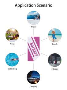 1 pièce Serviette de plage surdimensionnée en microfibre avec texte personnalisé, motif géométrique rayé minimaliste. Cadeau personnalisé pour les amis, les camarades de classe, la remise des diplômes. Couverture de plage/piscine/voyage , indispensable pour les vacances