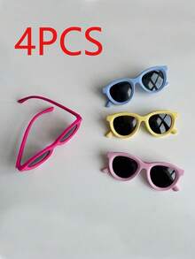 7 片 / 4 片 / 1 片。可爱柔软镜框。适合户外休闲活动、海滩度假。纯色儿童款。 - 彩色 - 查看 15