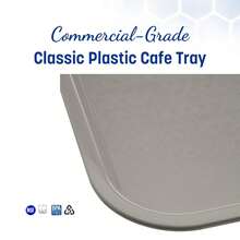 FoodService Products Cafetería estándar/Bandeja de Comida rápida, 12 x 16 Pulgadas, Gris - Azul Pizarra - Ver 11