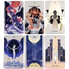 1 pièce - Cartes de tarot de fête purement anglaises, cartes de l'arbre de vie céleste, cartes de tarot de l'esprit, cartes de la série 78 Witt, convenant pour tous types de réunions familiales