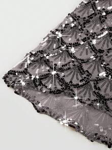 New Luxury Sequins Patchwork Deep V-Neck Sling Evening Dress For Women, Wedding Event Dress Party Dress Wedding Guest Dress Formal Dress,Gown