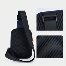 Fashionable Men's Small Shoulder Bag, High-Quality Oxford Cloth Handbag, Portable Crossbody Bag, Flap Mini Waist Bag