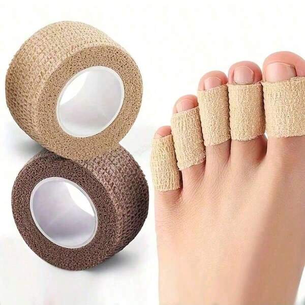 5 piezas de fundas adhesivas para los dedos de los pies, cuidado de los pies transpirables y elásticos para callos, ampollas por tacones altos, plantillas y accesorios para zapatos