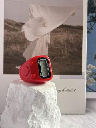 1 pièce Compteur de doigts à main, mini compteur électronique portable manuel à bouton-poussoir, convient pour l'étude, les sports et autres activités de comptage