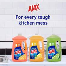 Ajax Ultra Liquid Dish Soap Orange Scent, Triple Action, 90 Fl Oz Bottle