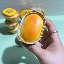 柔软粘稠的牛奶芝士蛋糕粘液玩具，创意慢回弹减压小礼物，适合送给朋友和家人 - 彩色 - 查看 3