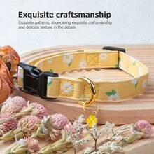 Pet Basic Dog Collars - Yellow Flower - View 5