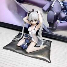 Figura de anime de niña conejito, adecuada para decoración de carro, decoración de carcasa de PC de animación 2D, regalo para estudiante niña