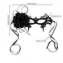 Halloween Costume Face Wear For Women And Girls Creative Spider Eye Wear For Party Cosplay - Burgundy - View 6