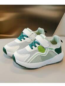 儿童运动鞋 2025 新款网眼透气夏季跑步鞋，软底男童女童休闲厚底运动鞋，