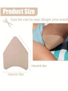 20/10pcs Anti-Chafing Thigh Bands, Prevent Unseen Chafing And Friction For Men And Women In Summer. Friction-Resistant Elastic Patch For Comfortable And Protected Thighs And Calves, With Waist Belt And Transparent Waterproof Adhesive Sticker