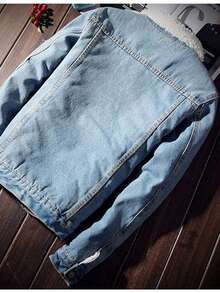 Men Jackets And Coats - Light Blue - View 4