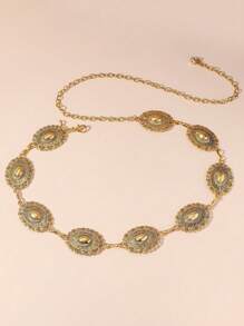 Women's Vintage Metal Chain Waist Chain, Minimalist Multi-Functional