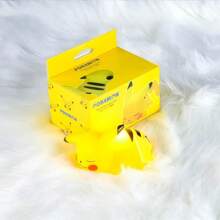 pokemon Luz nocturna decorativa con Pikachu de Pokémon que brilla, lámpara de mesita de noche con Pikachu de Pokémon como regalo de cumpleaños o Navidad