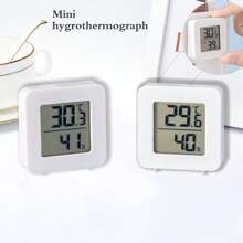 1 Stück/2 Stück Mini Digitales Raumklimamesser mit Temperatur und Luftfeuchtigkeit für Zuhause, Innenraumthermometer zum Aufhängen mit hoher Präzision, tragbare Anzeige