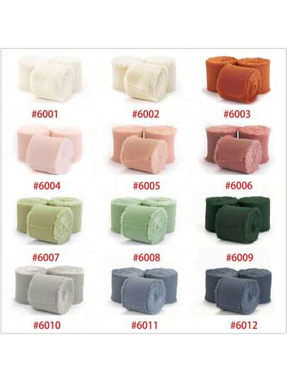 1 rouleau 5 mètres Ruban en mousseline, lien pour bouquet de mariage, ruban décoratif pour paquet cadeau, ruban en mousseline teint à la main pour décoration de cadeau DIY