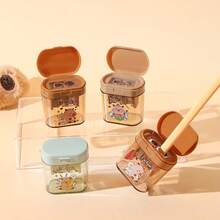 Double Hole Pencil Sharpener - Capybara-Inspired Design, Perfect For Pencils And Eyebrow Pencils Back To School - Random - View 2