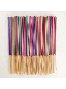 30pcs/Pack Incense Sticks - Lavender, Sandalwood, Jasmine, Sage, Rose, Milk, Dragon's Blood, Lemongrass - Natural Wooden Bamboo Sticks, Suitable For Home Decor, Yoga, Meditation, Home And Office