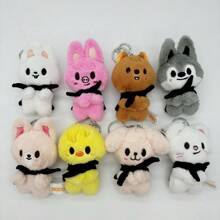 Llavero de peluche MAGNET PLUSH KEYRING BABY Ver. de SKZ KPOP Stray STAY ATE de 10 cm, en versión de anime y dibujos animados, un regalo de la Ola Coreana para fans del grupo de chicos STAY, para cumpleaños, pareja o graduación.