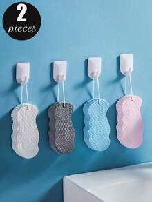 4 件/1 件 3D 加厚纯色鱼鳞纹图案柔软不掉粉，搓泥时不伤皮肤，高密度海绵淋浴沐浴磨砂膏，无痛家用磨砂工具，适合日常淋浴使用家居浴室装饰秋季装饰返校 - 灰色 - 查看 18