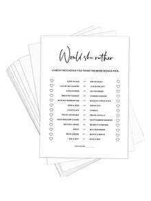 20pcs Bridal Shower Games Who Knows The Bride Best Cards, Fun Activities For Weddings, Bridal Showers And Bachelorette Parties Fun Activities For Weddings, Bridal Showers And Bachelorette Parties - White - View 7