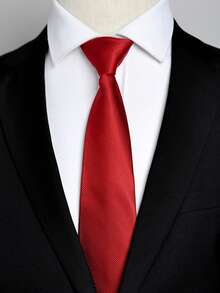 1 件男士 7CM 拉链领带，新郎婚礼领带（黑灰条纹），西装配饰拉链领带，圣诞节、感恩节、新年节日礼物 - 彩色 - 查看 32