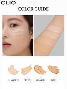 Clio K-Beauty KILL COVER FOUNWEAR 遮瑕液，筆尖遮瑕，抗壓，液態遮瑕，輕盈，全遮蓋，持久，遮瑕，修正，遮蓋，保濕，提亮，淺沙色，韓系彩妝 - #4 GINGER - 查看 8