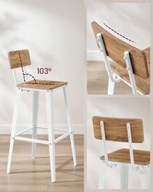 Barstools - Marrón+blanco - Ver 5