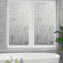 Decorative 3D Stained Window Decal Self Adhesive Frosted Window Cover PVC Energy Saving Window Film For Office For Bathroom For Kitchen - Multicolor - View 52
