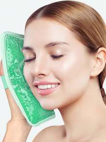 1pc Gel Beads Ice Pack Ice Bag With Strap, Reusable Hot & Cold Pack Compress For Knee, Shoulder, Foot, Back, Ankle, Neck, Hip, Elbow, Wisdom Tooth - متعدد الألوان - مشاهدة 5