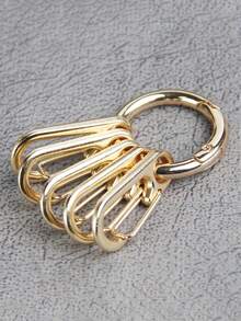 1 pieza Mini Mosquetón de Aleación, Clip de Resorte Micro, Adecuado para Mochila, Accesorios de Llavero, 5 piezas Ganchos Colgantes en Forma de 8, Llavero Ligero, Hebilla de Escalada Pequeña de Uso Múltiple, Utilizable Tanto en Interiores como en Exteriores. Los usos en interiores de estas hebillas de escalada incluyen colgar herramientas eléctricas, equipo de camping, herramientas y suministros automotrices. También son adecuados para colgar luces, macetas, herramientas y cajas de almacenamiento del garaje. Un regalo ideal para novios, esposos y padres. Adornos para bolsas de Navidad, accesorios para automóviles, ideas de regalo para maestros, hermanas.