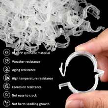 100 supports de treillis en plastique pour vignes, tomates, plantes potagères, clips de jardin pour une croissance verticale, rend les plantes plus saines