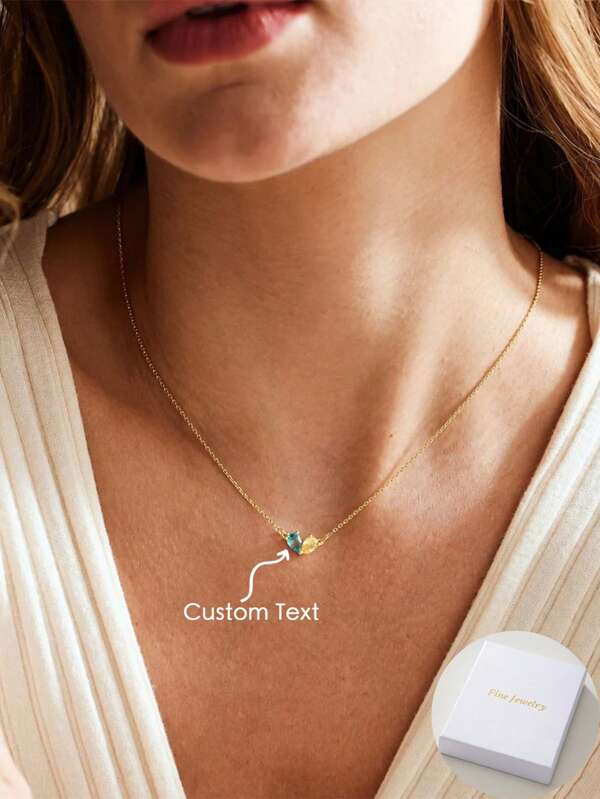 Un collar personalizado con colgante con forma de corazón y piedra natal, personalizable con 2 piedras natales, joyería personalizada, regalo de cumpleaños para ella, regalo de aniversario, regalo de vacaciones en la playa, collar de moda para el verano