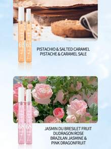 5 modelli/scatola di atomizzatore digitale, 10ml/pezzo di confezione di fragranza senza alcool, fragranza elegante, fresca ed elegante, fresca e duratura, il piccolo packaging è facile da trasportare, per viaggiare, lavorare, appuntamenti, la scelta più appropriata per i regali