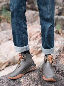Unisex Short Rain Boots, Anti-Slip, Waterproof For Hiking, Jungle, Trekking, Comfortable Sports Couple Rain Shoes