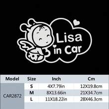 1Pc Customized Stickers ,Baby On Board ,Baby In Car,Suitable For Smooth Surfaces Such As Cars, Etc, Furniture Customized Label Decoration,Suitable For Home, Office, Commercial, And Commercial Decoration And Gifts. Birthday Graduation - Multicolor - View 10