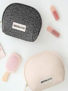 1pc Portable Cosmetic Bag, Handheld Toiletry Pouch For Lipstick, Skincare Product Storage, Travel